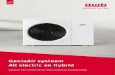 GeniaAir systeem All electric en Hybrid · PDF fileAll electric of Hybrid opstelling ... Vaillant Group Netherlands is gespecialiseerd in het toepassen van de GeniaAir in nieuwbouw-