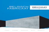 belgisCH fabRiCaat -  · PDF fileHet doorbuigen van de bekisting is een probleem dat vaak opduikt. Met het nieuwe systeem van BECONA is dit probleem van de baan. De grote