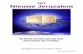 Het Nieuwe Jeruzalem - · PDF fileHet nieuwe Jeruzalem 3 1. God had een visioen van de eeuwigheid! God zei bij Zichzelf: “Laat Ons (Vader, Zoon en Heilige Geest – zie noot1) mensen