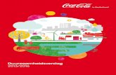 Duurzaamheidsverslag 2015/2016 - Homepage: Coca-Cola · PDF fileOns bedrijf ÉÉN MERK, MEERDERE BEDRIJVEN Er zijn meerdere ondernemingen die uit naam van Coca-Cola frisdranken produceren