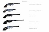 Revolver - Wapenhandel · PDF fileRevolver Een revolver is een vuistvuurwapen met een trommel die meestal 6 kamers bevat. Daarom wordt dit wapen vaak een ‘six-shooter’ genoemd