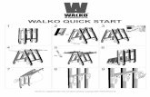 WALKO QUICK START - baptist.nl Walko set.pdf · W WALKO ® THE WORKBENCH SYSTEM 1 WALKO Gebruiksaanwijzing & montagehandleiding Gefeliciteerd met de aankoop van uw WALKO werkbanksysteem.