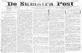 De Sumatra post abraneert rich veer volle kwartalea. EERSTE BLAD. Dit nummer bestaat uit driebladen De SumatraIEDAN, MAANDAG 24 JULI 1922. Post24 JAARGANG. BERICHT. Zij, die zich vanaf
