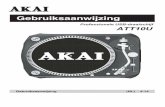 Professionele USB-draaischijf ATT10Uimages.elmarc.nl/AKAI/MANUALS/AKAI-ATT10U-MAN-NL.pdf · De platenspeler is in staat om harde muziek weer te geven dat, na een langere periode,