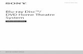 Blu-ray Disc™/ DVD Home Theatre Systemdownload.sony-europe.com/pub/manuals/eu/4418147111_NL.pdf · 2NL Installeer het apparaat niet in een te kleine ruimte zoals een boekenkast