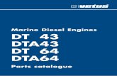 Marine Diesel Engines DT 43 DTA43 DT 64 DTA64 - VETUS · PDF fileDeze onderdelencatalogus bevat waardevolle informatie voor onderhoud en service aan uw motor. Wij adviseren U, bij