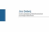 Jos Debeij - oclc.org · PDF fileopenbare bibliotheken (WSOB) per 2015 ook verantwoordelijk voor de landelijke digitale infrastructuur en de regie op het openbaar Bibliotheekstelsel