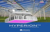 HYPERION™ - · PDF filekwekers, installateurs en kassenbouwers omdat de Hyperion lampen één op één uitwisselbaar zijn met bestaande 600 W en SON-T. ÉÉN OP ÉÉN UITWISSELBAAR