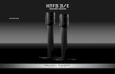HTFS 3/E - bol.com · Opmerking: de HTFS 3/E zijn voor gebruik met de HKTS 20, HKTS 30, HKTS 60 en HKTS 200 satelliet luidsprekers (niet meegeleverd). Luidsprekerstands