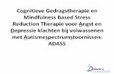 Cognitieve Gedragstherapie en Mindfulness Based Stress ... · –CGT : aangepast protocol ... –Mindfulness Based Stress Reduction: aangepast protocol (Spek, Hogrefe, 2010) •Onvoldoende