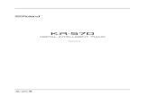 KR-570 - rolandce.com · KR-570 Handleiding 2 1. Inleiding Bedankt voor uw aankoop van de Roland KR-570 Digital Piano. Een uitstekend klavier, een eenvoudige bediening en automatische