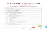 HOE EEN ELEKTRONISCHE OFFERTE INDIENEN - …€¦ ·  · 2017-08-30elektronische overheidsopdrachten en hoe je hieraan kan deelnemen in België. ... Vul het formulier in. Zorg steed