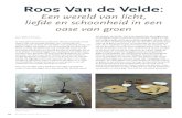 Roos Van de Velde€¦ · Roos Van de Velde, Ophanging lichtsculptuur Waaier van licht in privéwoning, 2009. Roos Van de Velde, Magnolia, 2005; verlichtingselement, porselein; lengte