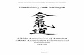 Aikido Association of America Aikido Association … · Aikido Association International 2011 handleiding voor leerlingen Pagina 2 DANKBETUIGING Deze handleiding is opgedragen aan