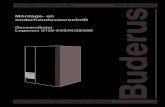 Montage- en onderhoudsvoorschriftbe-fl.documents.buderus.com/download/pdf/file/72041900.pdf · BBT Thermotechnology Belgium nv/sa † Wijzigingen op grond van technische verbeteringen