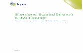 Siemens SpeedStream 5450 Routerkpn-klantzm.custhelp.com/euf/assets/documents/handleiding_Speed... · Voor alle configuraties geldt dat standaard het username/password in de router
