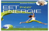Introductie+ © Marjolein Dubbers Eet meer Energie Alle rechten voorbehouden Langdurige!stress!is!een!sloper!van!jelichaamenontneemtje! daarmee!de!broodnodige!energie,zeker!op!langere