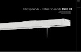 Briljant - Diamant 520 - Decoline Technicstechnics.decoline.com/upload/52020150128201256.pdfmin 2,5 mm PLAFONDMONTAGE MONTAGE PLAFOND ... 1 x LW25 24 VDC 0,8 Nm 650 mA 1,83 m/min 73