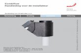 Combiflow Handleiding voor de installateur Handleiding voor de installateur Handleiding voor de gebruiker z.o.z. Verwarming Koeling Ventilatie Filtering Zehnder Group Nederland B.V.