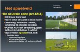 De neutrale zone (art.1211) - belgianfootball.be · Speelvelden speciaal 5x5, ...