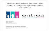 Maatschappelijk rendement vanuit jeugdzorginterventie …intranet.entrea.nl/ufc/file2/entreanet_sites/v.vanbenthem/1b04dc... · 1 Maatschappelijk rendement vanuit jeugdzorginterventie