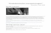 “Endodontische overpeinzingen” - NOB · Practical lessons in Endodontic surgery, Donald E Arens, ISBN 0-86715-333-4 Outcome of endodontic surgery: a meta-analysis of the literature--Part
