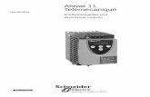 Altivar 11 Telemecanique · Handleiding Altivar 11 Telemecanique Snelheidsregelaar voor asynchrone motoren coverNL.fm Page 1 Monday, August 19, 2002 1:33 PM