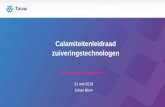 Calamiteitenleidraad zuiveringstechnologen€¦ · Lijst met nitrificatieremmers Name Structural formula Nitrification inhibition Concentratio n (in mg/l) Effect(s) Source THIOUREA