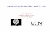 Gerard Nienhuis Huygens Laboratorium Universiteit Leidenhome.physics.leidenuniv.nl/~eliel/hovo-nienhuis.pdf · Quantummechanica oplossing voor enkele langlopende fysische kwesties: