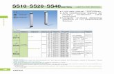 SS20,SS40.pdf · SSIO-T24 SSIO-T32 SSIO-T48 SSIO-T64 SSI O-T80 SSI O-T96 SS20-T8 SS20-T12 SS20-T16 ... Cord with connector (cord length: 5m), mounting brackets, operation manual