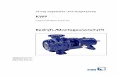 KWP - Pump Fleet ServicesPump Fleet Services · KWP 3 van 92. 5.3 Opstelling van het pompaggregaat ... NPSH benodigd, rendement en benodigd vermogen Overzichtstekening1) Beschrijving