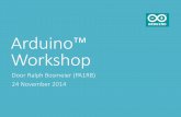 Arduino ™ Workshop - VERON a13 - Eindhoven · Toepassingen voorzendamateurs  • APRS Data Logger • QRSS Beacon • Multimode Transmitter Shield