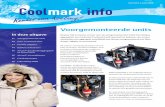 112746 CM Info - coolmark.nl · speciaal voor ‘s nachts of koude omgevings- ... Nieuwe serie ﬂ are-adapters in ... • Refcomp Schroefcompressoren