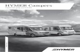 Prijslijst Hymer Campers 2016 - Gelderse Caravan Centrale · 6 7 Voertuigprijs en technische gegevens HYMER Van 314 Voertuigprijs € incl. BPM en 21% BTW 60.590,-BPM € 10.170,-Motoruitvoering
