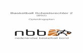 Basketball Scheidsrechter 2 - NBB - Nederlandse De deelnemer bestudeert onderdelen uit het Basisboek