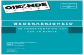DE HERONTDEKKING VAN EEN EVIDENTIE - beweging.net · Eddy Van Tilt . Wederkerigheid 5 Wederkerigheid als basisconcept ... naar voren te halen. Zo zal de vergrijzing de komende jaren