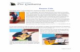 Verslag rayondag Proguitarra Pro Guitarra Ede 11-04-2015 · stukken van Pujol: Preludio Triston en Curda Tangueada. ... Pagina 2 van 6 Henk Warnitz was de volgende speler met “if