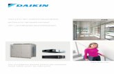 BUITENLUCHT-BEHANDELINGSUNIT VRV … · Daikin biedt diverse systemen aan voor de ventilatie met verse luchttoevoer van kantoren, ... die onafhankelijk worden bediend met hun eigen