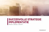 Presentatie Succesvolle Strategie Implementatie · succesvolle strategie implementatie | strataegos consulting 6 het strategie executie model een integrale benadering van strategie,