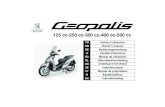 125 cc-250 cc-300 cc-400 cc-500 cc - Peugeot Scooters 300... · 125 cc-250 cc-300 cc-400 cc-500 cc FR Notice d’utilisation GB Owner’s ... NTHPH H SE Instruktionsbok PT Manual
