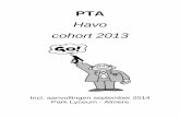 PTA · PTA HAVO 2013 Inhoudsopgave Richtlijnen bronvermelding Herkansingsregeling Belangrijke data vak afkorting Aardrijkskunde Ak Biologie Biol