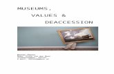 MUSEUMS, - Erasmus University Thesis Repository final.doc · Web viewAn important observation during the conversation is the fact that Wilber Weber does not refer to the word ‘deaccession’