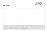 RAV4 - Toyota Service Information15101528-5EE8-079B-A9BB-88B53A2… · siehe Montageanleitung TOYOTA RAV4 vom 16.02.2009 see assembly instructions 1.3. Liste der Fahrzeuge, an die