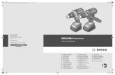 OBJ DOKU-21914-004.fm Page 1 Monday, September … · Robert Bosch GmbH Power Tools Division 70745 Leinfelden-Echterdingen Germany 1 609 92A 0C0 (2013.09) O / 158 EURO GSR | GSB Professional