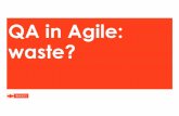 QA in Agile: waste? - Sogeti.nl in Agile_Arno... · QA begeleiding : hanteer scrum checklist Kernpunten Duidelijke herkenbare Product Owner(PO) PO heeft een Product Backlog Team heeft