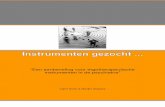 “Een aanbeveling voor ergotherapeutische instrumenten in de psychiatrie”_Instrumenten_gezocht_(2007).pdf · “Een aanbeveling voor ergotherapeutische instrumenten in de psychiatrie”