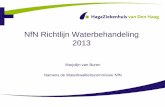 NfN Richtlijn Waterbehandeling 2013 - vdt.orgvdt.org/wp-content/uploads/2016/03/van-Buren-NfN-Richtlijn-Waterbe... · Inbreng 1. Vanuit de nefrologie: - maximale kwaliteit van en