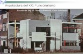 Arquitectura del XX: Funcionalismo · Walter Gropius. Arquitectura del XX: Funcionalismo La Casa Stein. Le Corbusier. ... Nueva York. Frank Lloyd Wright. Arquitectura del XX: El Rascacielos