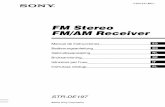 FM Stereo FM/AM Receiverpdf.crse.com/manuals/4253437221.pdf · antenas de FM y AM al receptor (consulte la página 7). Sugerencia La escala de sintonía diferirá según el código