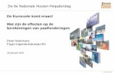 De 6e Nationale Houten Heipalendag - f3o.nlf3o.nl/07.eurocode_draagkracht_paal.pdf · + test- en uitvoeringsnormen ... p = 0,6 ipv 1,0 - Overige rekenregels voldoen! NEN-commissie: